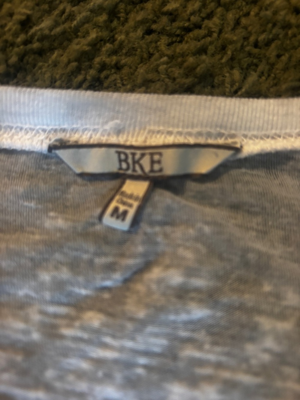 BKE Heather Light Gray Crewneck Shirt